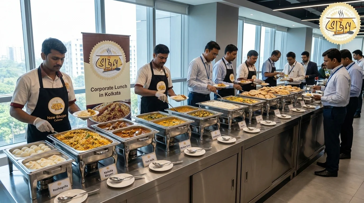 Corporate lunch catering in Bidhannagar by New Bhojon Caterer
