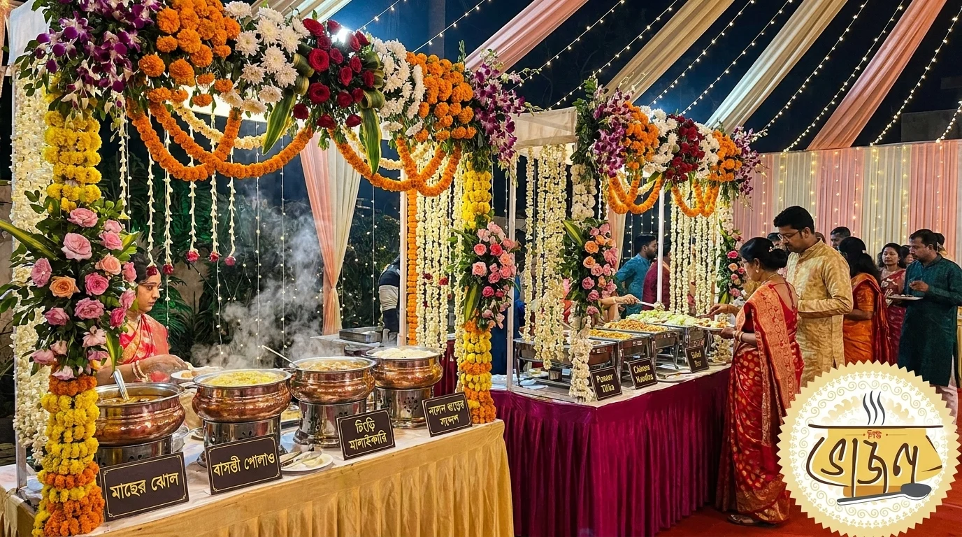 Bengali wedding catering service in Howrah by New Bhojon Caterer