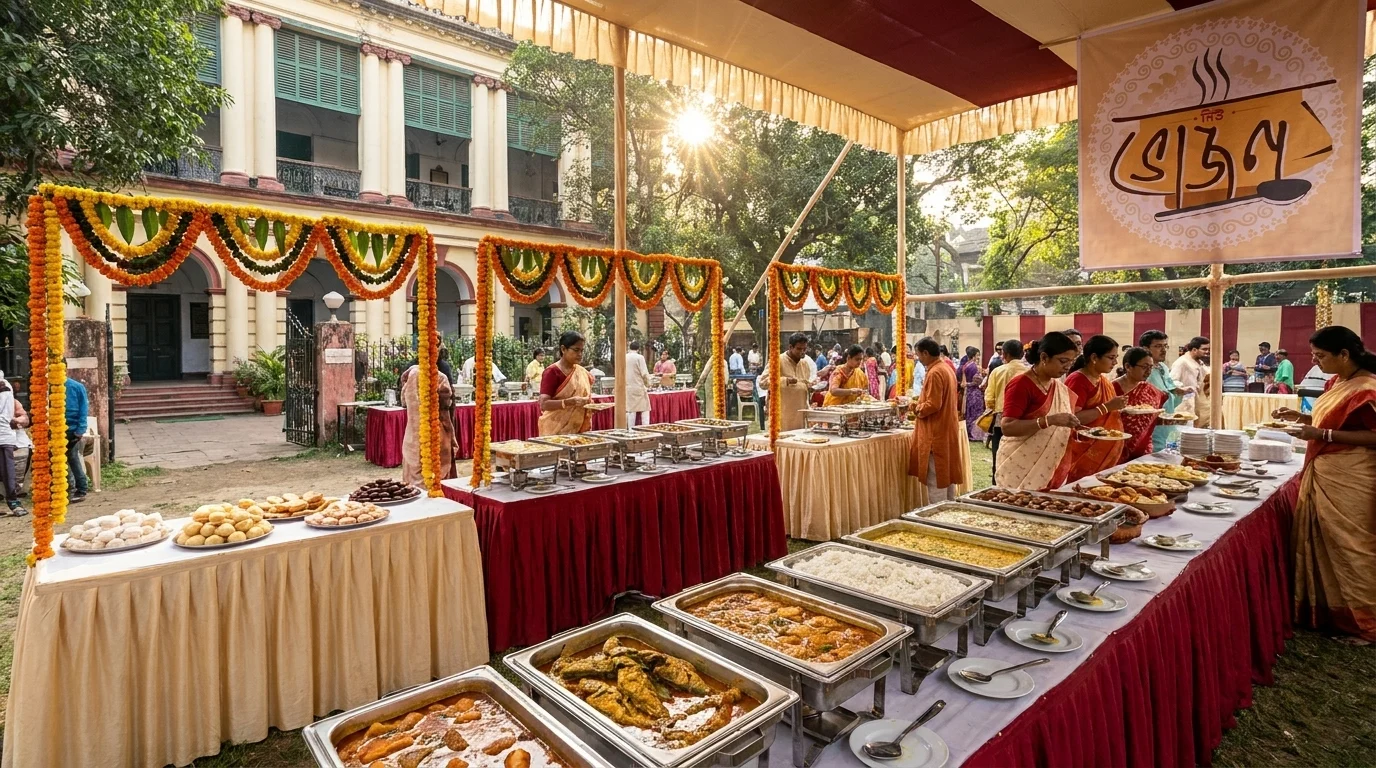 Community event catering near College Square Kolkata by New Bhojon