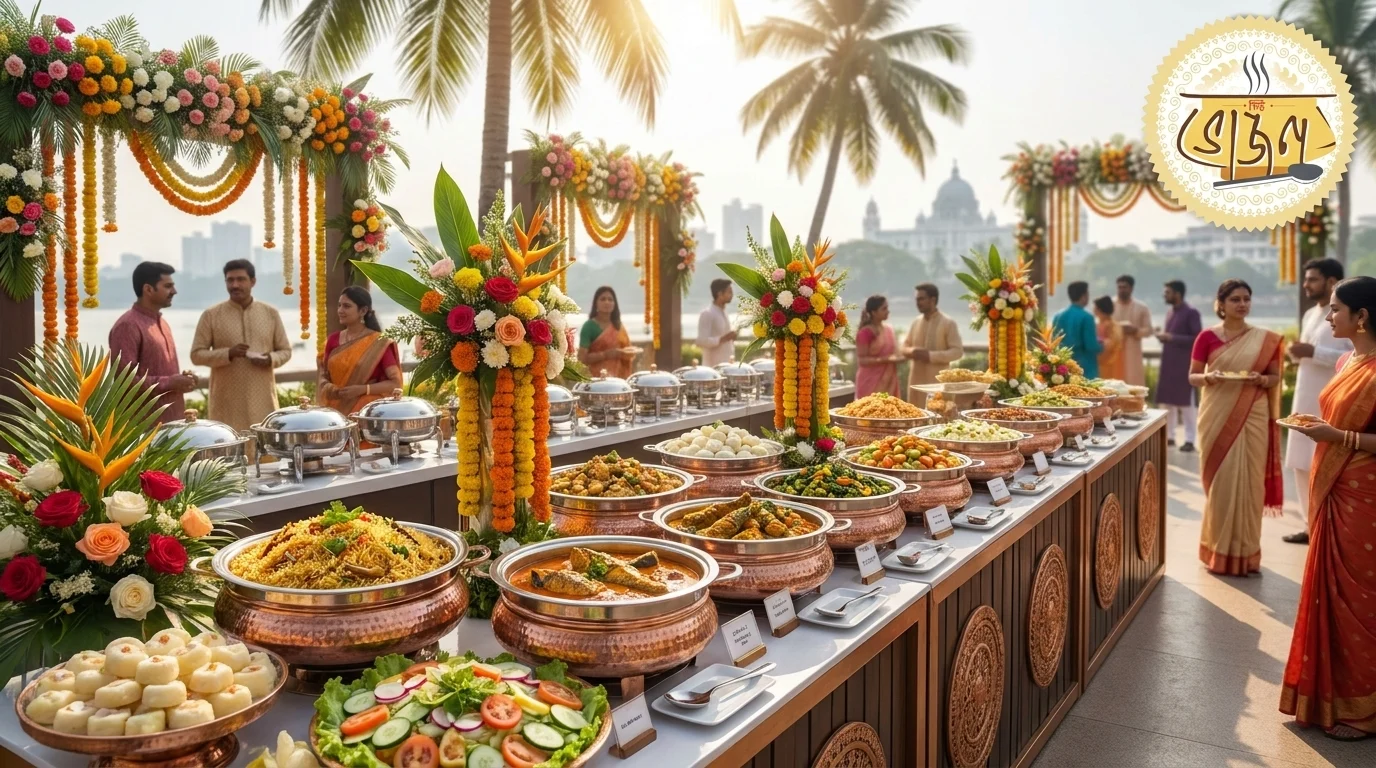 Event catering near Dum Dum airport road by New Bhojon Caterer, Kolkata