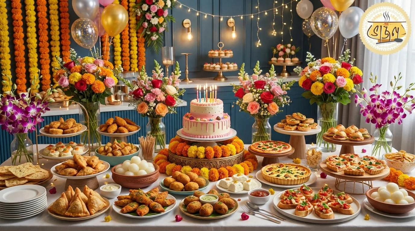 Birthday party catering setup in Howrah by New Bhojon Caterer