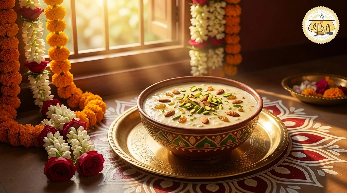 Annaprashan payesh served by New Bhojon Caterer in North Kolkata