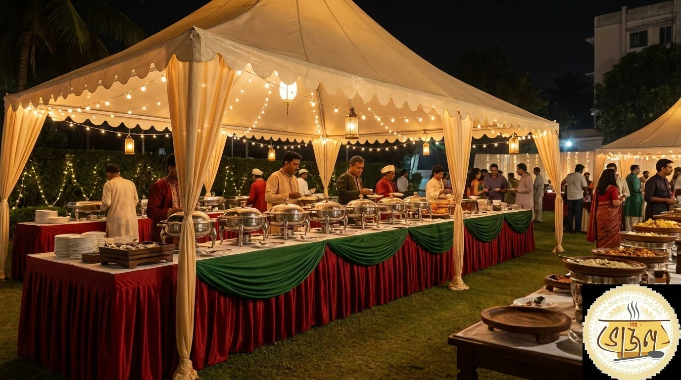Outdoor lawn catering in Salt Lake Bidhannagar by New Bhojon